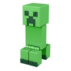 Minecraft Creeper Action Figure, 3.25-in, with 1 Build-a-Portal Piece & 1 Access